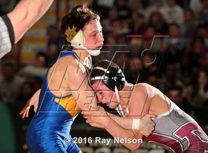 Thumbnail 1 in NYSPHSAA Championships (Division 1 Finals 99-138 LBS) photogallery.