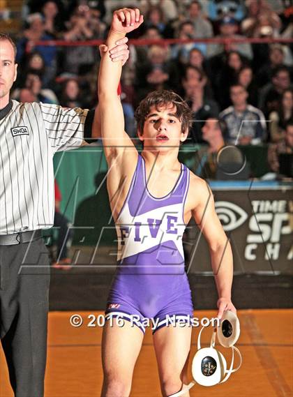 Thumbnail 3 in NYSPHSAA Championships (Division 1 Finals 99-138 LBS) photogallery.