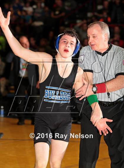 Thumbnail 2 in NYSPHSAA Championships (Division 1 Finals 99-138 LBS) photogallery.