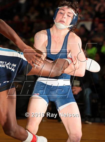 Thumbnail 1 in NYSPHSAA Championships (Division 1 Finals 99-138 LBS) photogallery.
