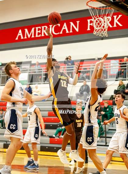 Thumbnail 3 in Davis vs. Corner Canyon (Utah Elite 8) photogallery.