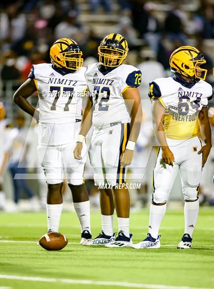 Thumbnail 1 in Nimitz @ College Park (UIL 6A Bi-District Playoff) photogallery.