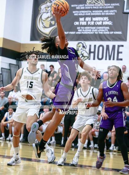 Thumbnail 1 in Heritage Christian vs St. Anthony (CIF SS Division 2AA Semi Final) photogallery.