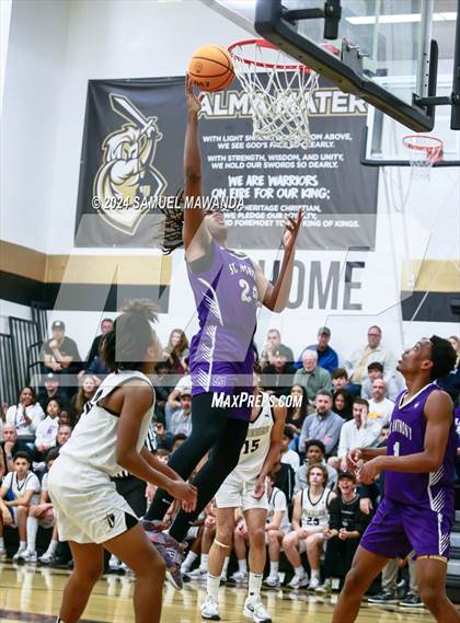 Thumbnail 1 in Heritage Christian vs St. Anthony (CIF SS Division 2AA Semi Final) photogallery.