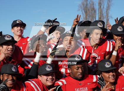 Thumbnail 2 in Bishop Union vs. Salesian College Preparatory (CIF D6-A State Final) photogallery.