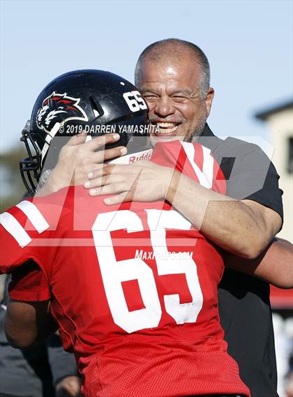 Thumbnail 2 in Bishop Union vs. Salesian College Preparatory (CIF D6-A State Final) photogallery.