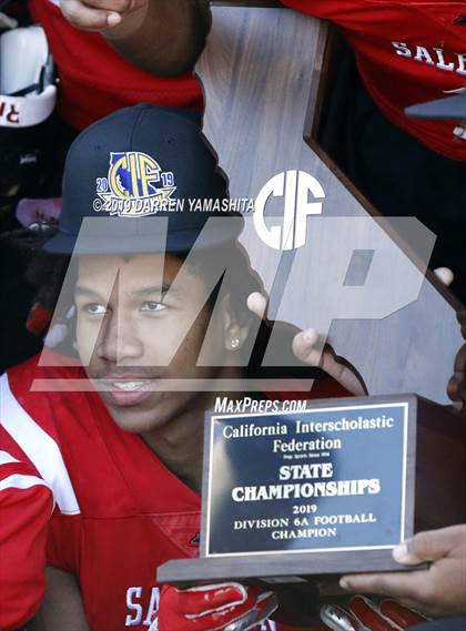Thumbnail 1 in Bishop Union vs. Salesian College Preparatory (CIF D6-A State Final) photogallery.