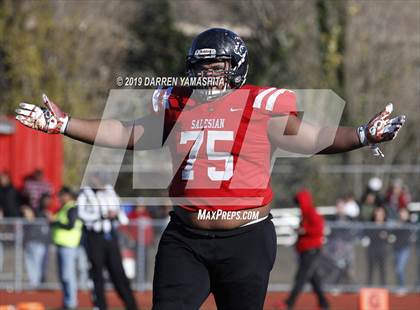 Thumbnail 1 in Bishop Union vs. Salesian College Preparatory (CIF D6-A State Final) photogallery.