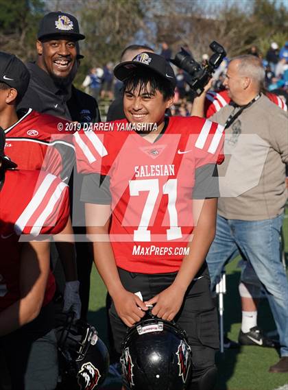 Thumbnail 1 in Bishop Union vs. Salesian College Preparatory (CIF D6-A State Final) photogallery.
