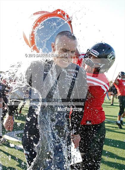 Thumbnail 3 in Bishop Union vs. Salesian College Preparatory (CIF D6-A State Final) photogallery.