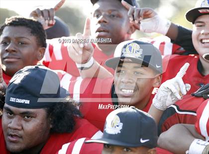 Thumbnail 2 in Bishop Union vs. Salesian College Preparatory (CIF D6-A State Final) photogallery.