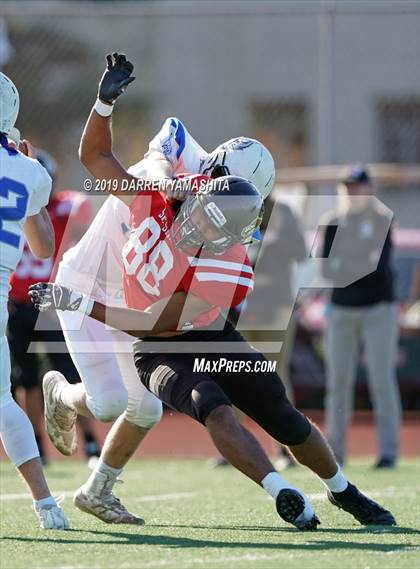 Thumbnail 1 in Bishop Union vs. Salesian College Preparatory (CIF D6-A State Final) photogallery.