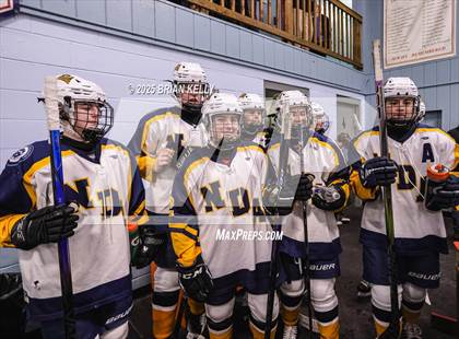 Thumbnail 2 in Notre Dame Academy vs Braintree (Hingham Showcase) photogallery.