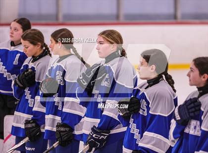 Thumbnail 1 in Notre Dame Academy vs Braintree (Hingham Showcase) photogallery.