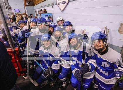 Thumbnail 2 in Notre Dame Academy vs Braintree (Hingham Showcase) photogallery.