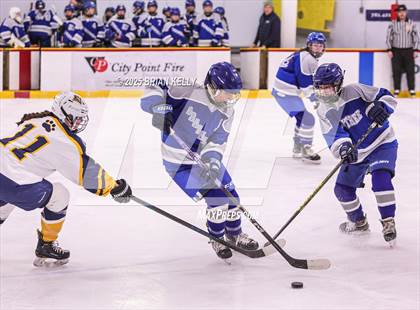Thumbnail 1 in Notre Dame Academy vs Braintree (Hingham Showcase) photogallery.
