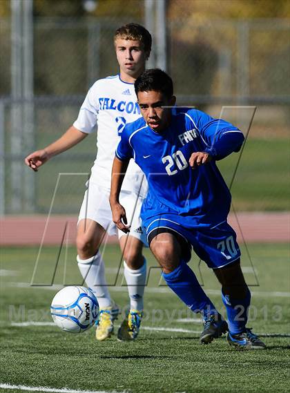 Thumbnail 2 in Faith Christian vs. Forest Lake Christian (CIF SJS D7 Final) photogallery.