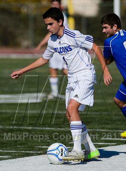 Thumbnail 3 in Faith Christian vs. Forest Lake Christian (CIF SJS D7 Final) photogallery.