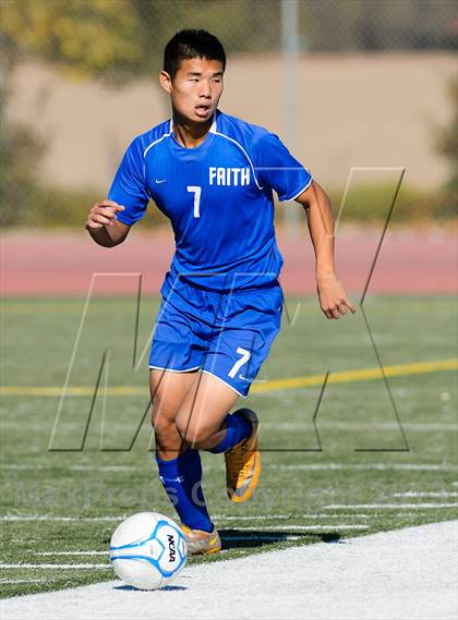 Thumbnail 2 in Faith Christian vs. Forest Lake Christian (CIF SJS D7 Final) photogallery.
