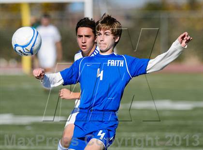 Thumbnail 1 in Faith Christian vs. Forest Lake Christian (CIF SJS D7 Final) photogallery.