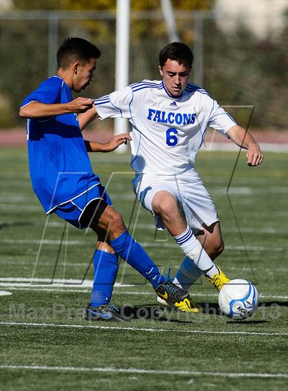 Thumbnail 2 in Faith Christian vs. Forest Lake Christian (CIF SJS D7 Final) photogallery.