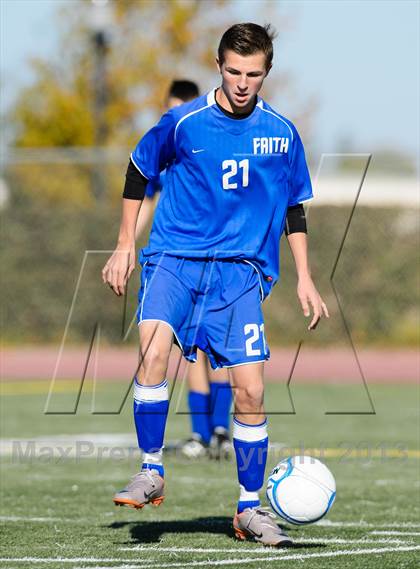 Thumbnail 3 in Faith Christian vs. Forest Lake Christian (CIF SJS D7 Final) photogallery.