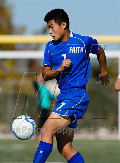 Thumbnail 1 in Faith Christian vs. Forest Lake Christian (CIF SJS D7 Final) photogallery.
