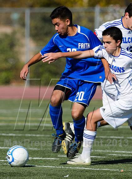 Thumbnail 1 in Faith Christian vs. Forest Lake Christian (CIF SJS D7 Final) photogallery.