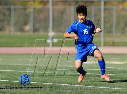 Thumbnail 2 in Faith Christian vs. Forest Lake Christian (CIF SJS D7 Final) photogallery.