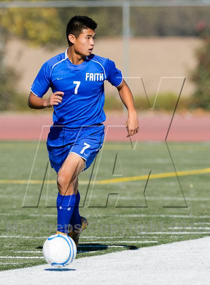 Thumbnail 3 in Faith Christian vs. Forest Lake Christian (CIF SJS D7 Final) photogallery.