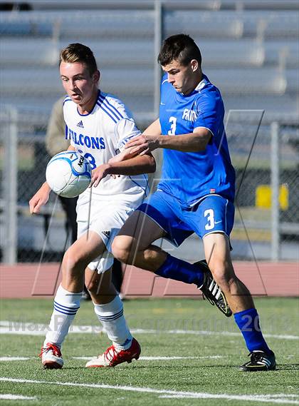 Thumbnail 3 in Faith Christian vs. Forest Lake Christian (CIF SJS D7 Final) photogallery.