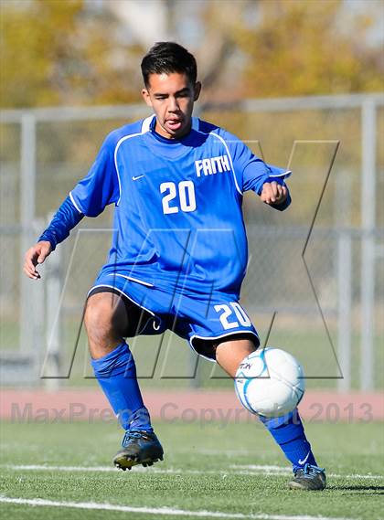 Thumbnail 3 in Faith Christian vs. Forest Lake Christian (CIF SJS D7 Final) photogallery.