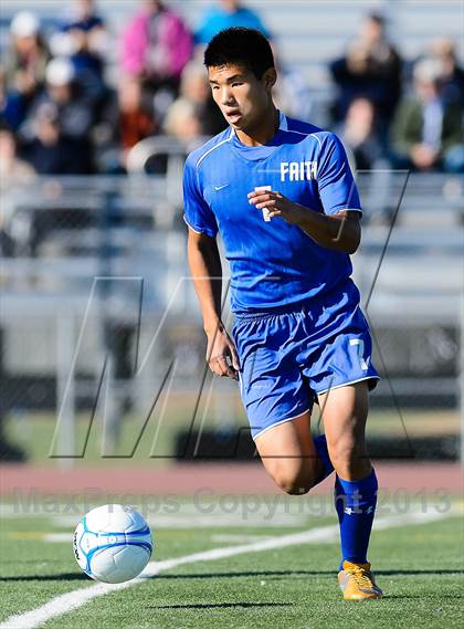 Thumbnail 2 in Faith Christian vs. Forest Lake Christian (CIF SJS D7 Final) photogallery.