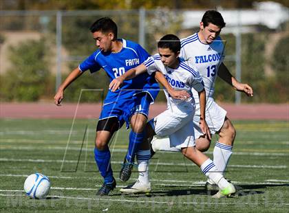Thumbnail 2 in Faith Christian vs. Forest Lake Christian (CIF SJS D7 Final) photogallery.