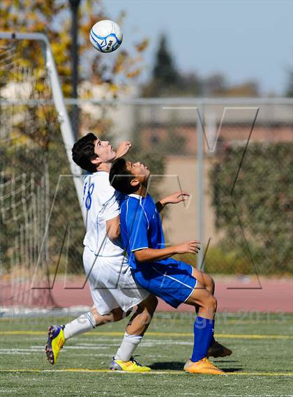 Thumbnail 2 in Faith Christian vs. Forest Lake Christian (CIF SJS D7 Final) photogallery.