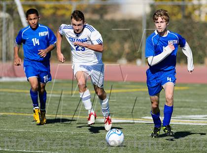 Thumbnail 3 in Faith Christian vs. Forest Lake Christian (CIF SJS D7 Final) photogallery.