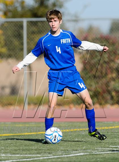 Thumbnail 2 in Faith Christian vs. Forest Lake Christian (CIF SJS D7 Final) photogallery.