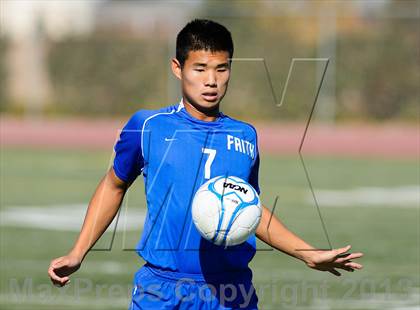 Thumbnail 2 in Faith Christian vs. Forest Lake Christian (CIF SJS D7 Final) photogallery.
