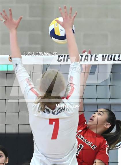 Thumbnail 1 in Marin Academy vs. Glendale (CIF State D4 Final) photogallery.
