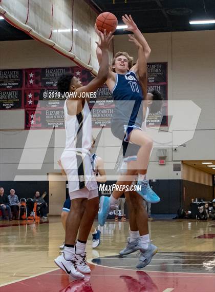 Thumbnail 2 in Christian Brothers Academy vs Hudson Catholic (Hoop Group NJ Tip Off Classic) photogallery.