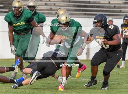 Thumbnail 2 in Montgomery Central vs Ben L. Smith (High Point Central Jamboree) photogallery.