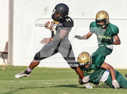Thumbnail 3 in Montgomery Central vs Ben L. Smith (High Point Central Jamboree) photogallery.