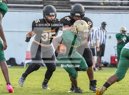 Thumbnail 1 in Montgomery Central vs Ben L. Smith (High Point Central Jamboree) photogallery.