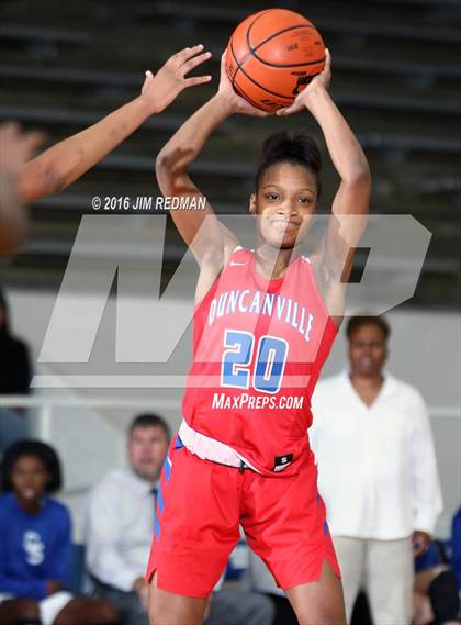 Thumbnail 1 in Duncanville vs. Clear Springs (McDonald's Texas Invitational) photogallery.