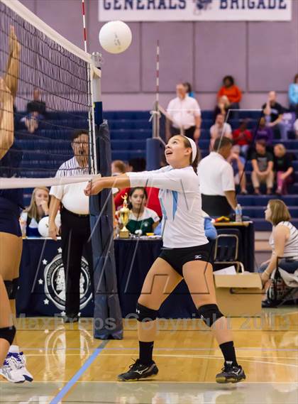 Thumbnail 1 in Yorktown vs Washington-Lee Freshman (Jr. Volleyball Brawl II Final) photogallery.