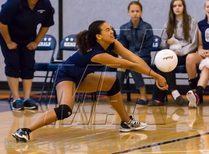 Thumbnail 2 in Yorktown vs Washington-Lee Freshman (Jr. Volleyball Brawl II Final) photogallery.