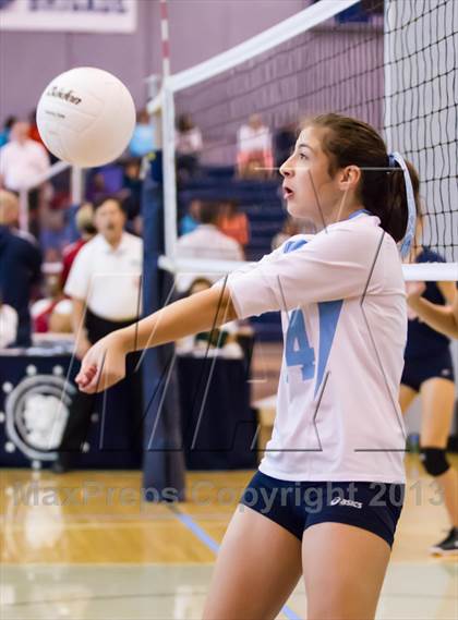 Thumbnail 3 in Yorktown vs Washington-Lee Freshman (Jr. Volleyball Brawl II Final) photogallery.