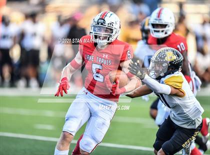 Thumbnail 3 in Lake Travis vs. Brennan (UIL 6A D1 Quarterfinal Playoff) photogallery.