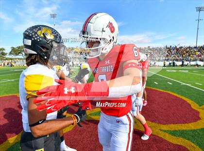 Thumbnail 1 in Lake Travis vs. Brennan (UIL 6A D1 Quarterfinal Playoff) photogallery.