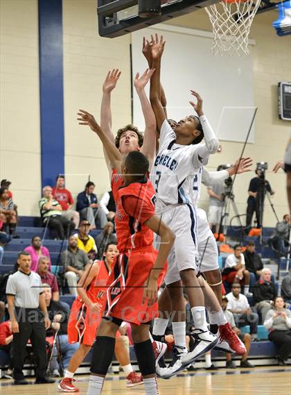 Thumbnail 3 in Lake Highland Prep @ Berkeley Prep (Berkely Basketball Invitational) photogallery.